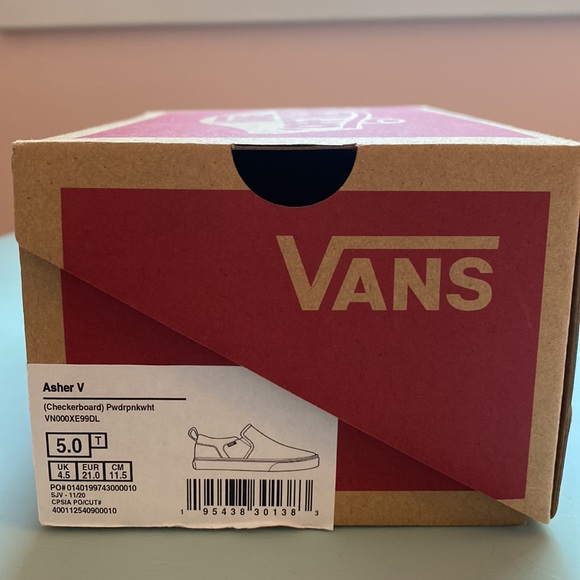 VANS Toddler Slip-on V checkerboard shoe - Picture 6 of 7